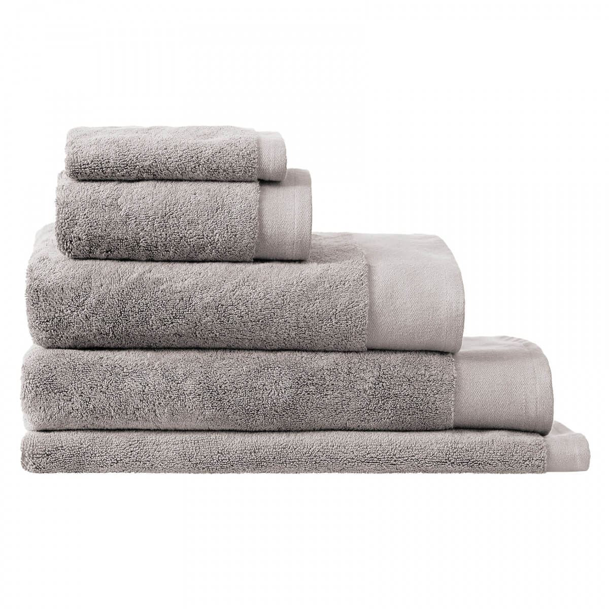 Luxury Retreat Towel Platinum Hand Towel