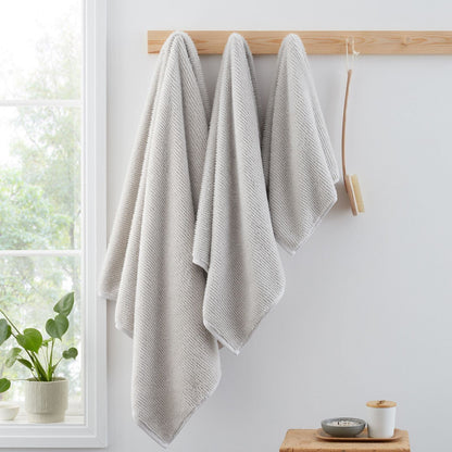 Bianca Soft Zero Twist Spa Towel Silver Grey Towel and Sheet