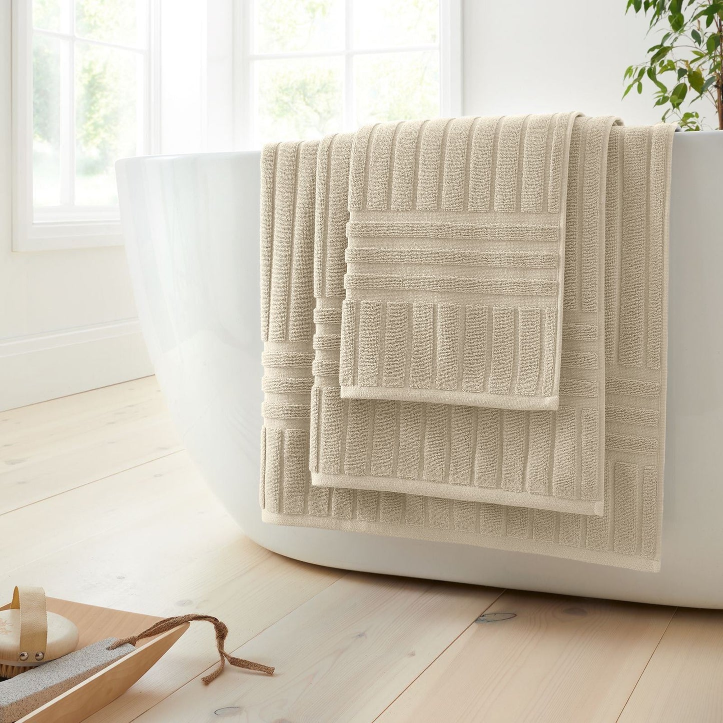 Bianca Hotel Towel Natural Towel and Sheet