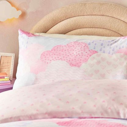 Soft as a Cloud Pink Duvet Cover Set