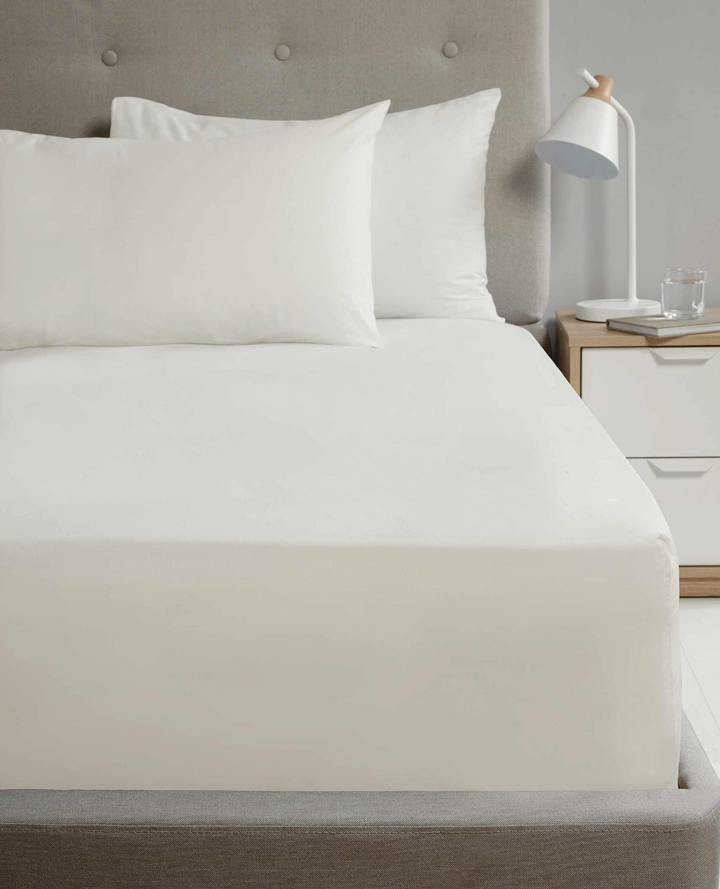 SND Percale Cream Flat Sheet