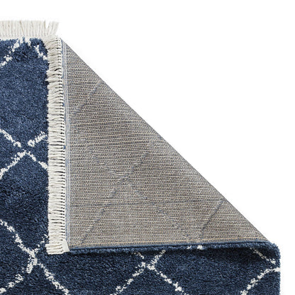 Boho 5413 Navy Berber Rug