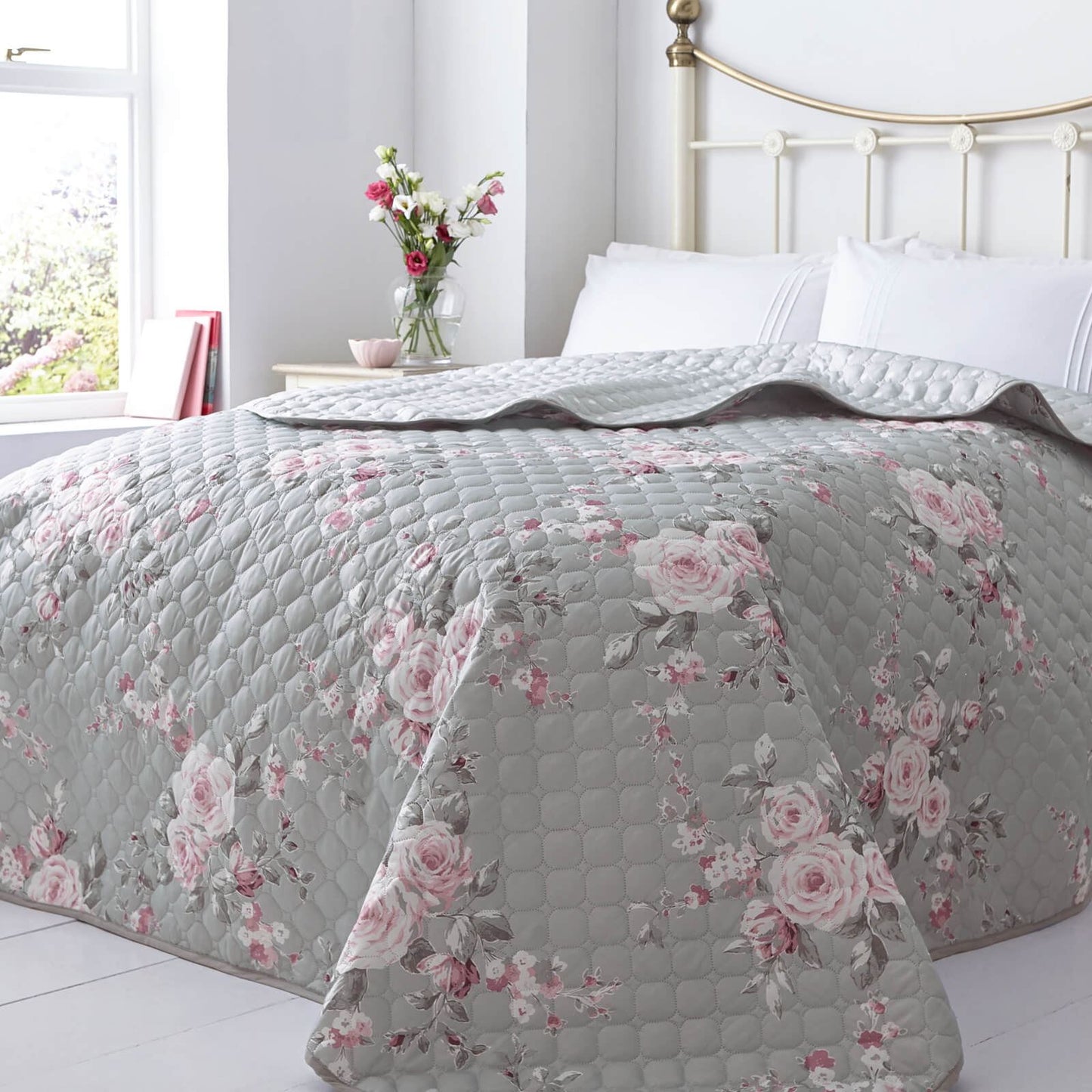 Canterbury Grey Bedspread