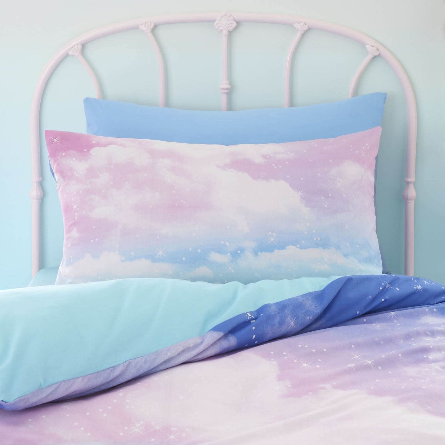 Ombre Rainbow Clouds Pastel Duvet Set