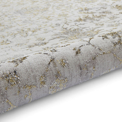 Creation 50112 Grey/Gold Modern Rug