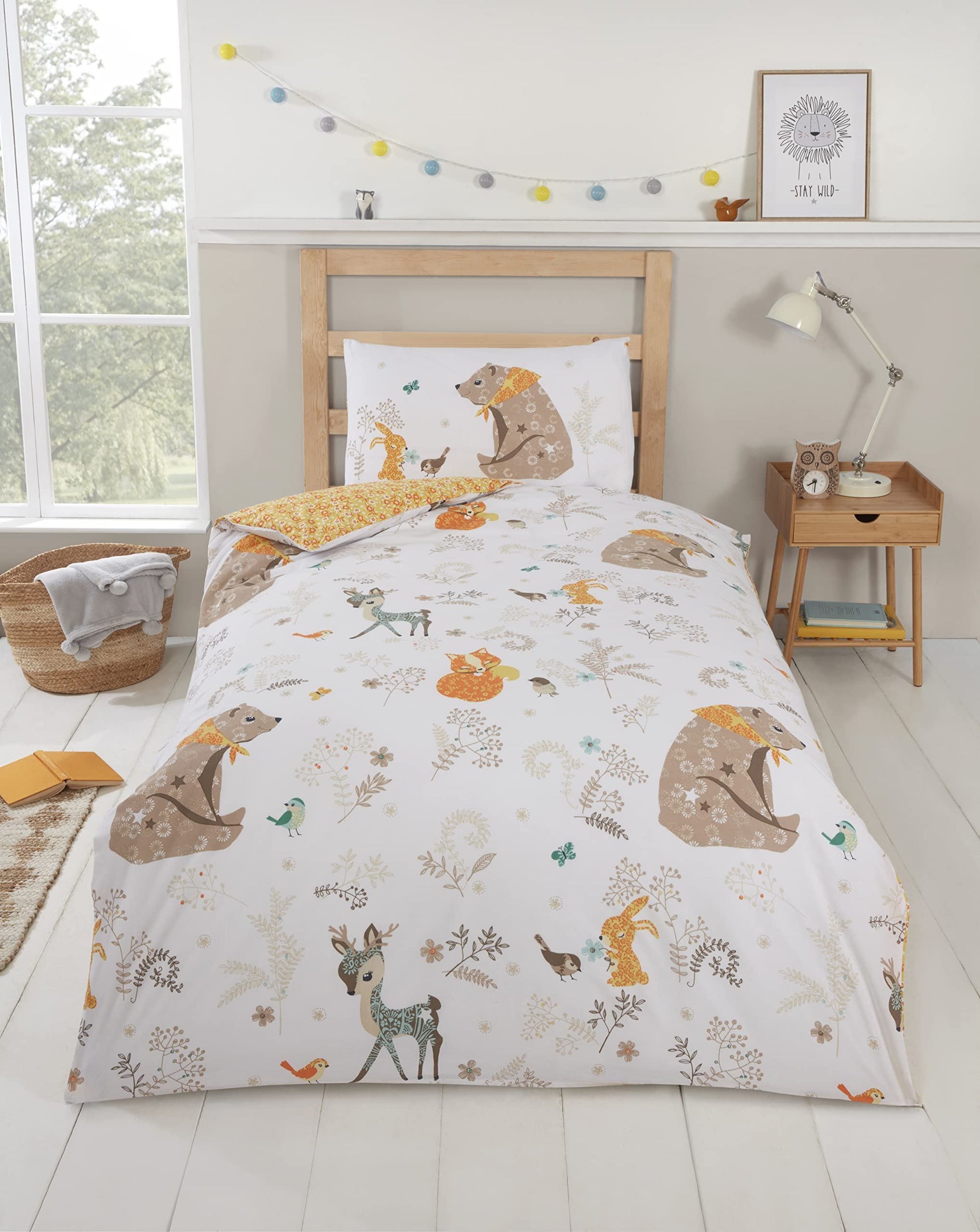 Woodland Friends Multi Duvet Set