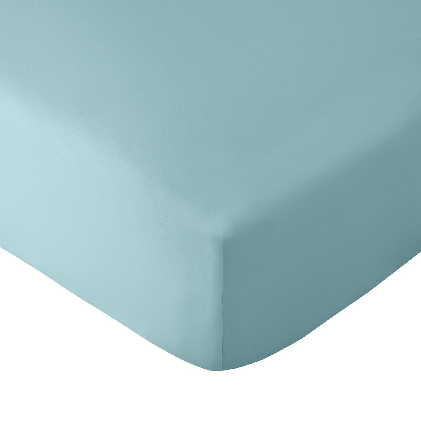 So Soft Easy Iron Duck egg Blue Fitted Sheet