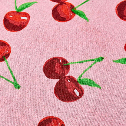 Cherries Pink Sun Lounger Beach Towel