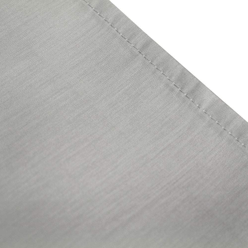 200TC Plain Dye Silver Fitted Sheet