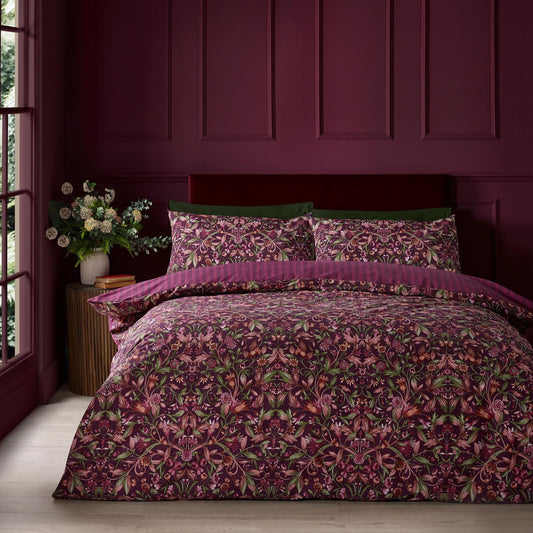 catherine-lansfield-richmond-floral-reversible-duvet-cover-set-plum