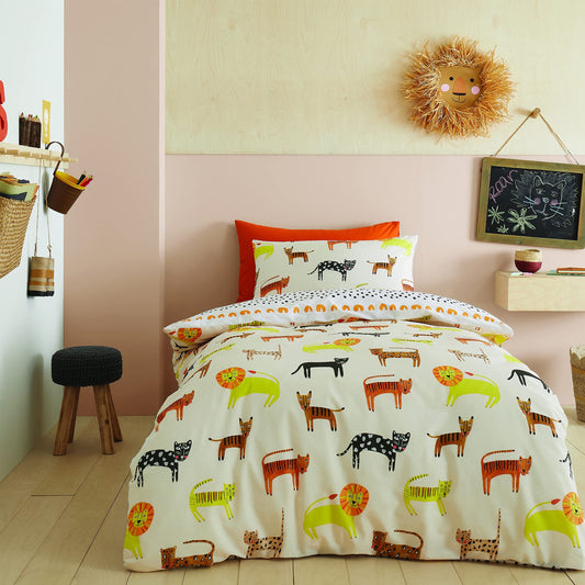 Khari Animals Cream Duvet Set