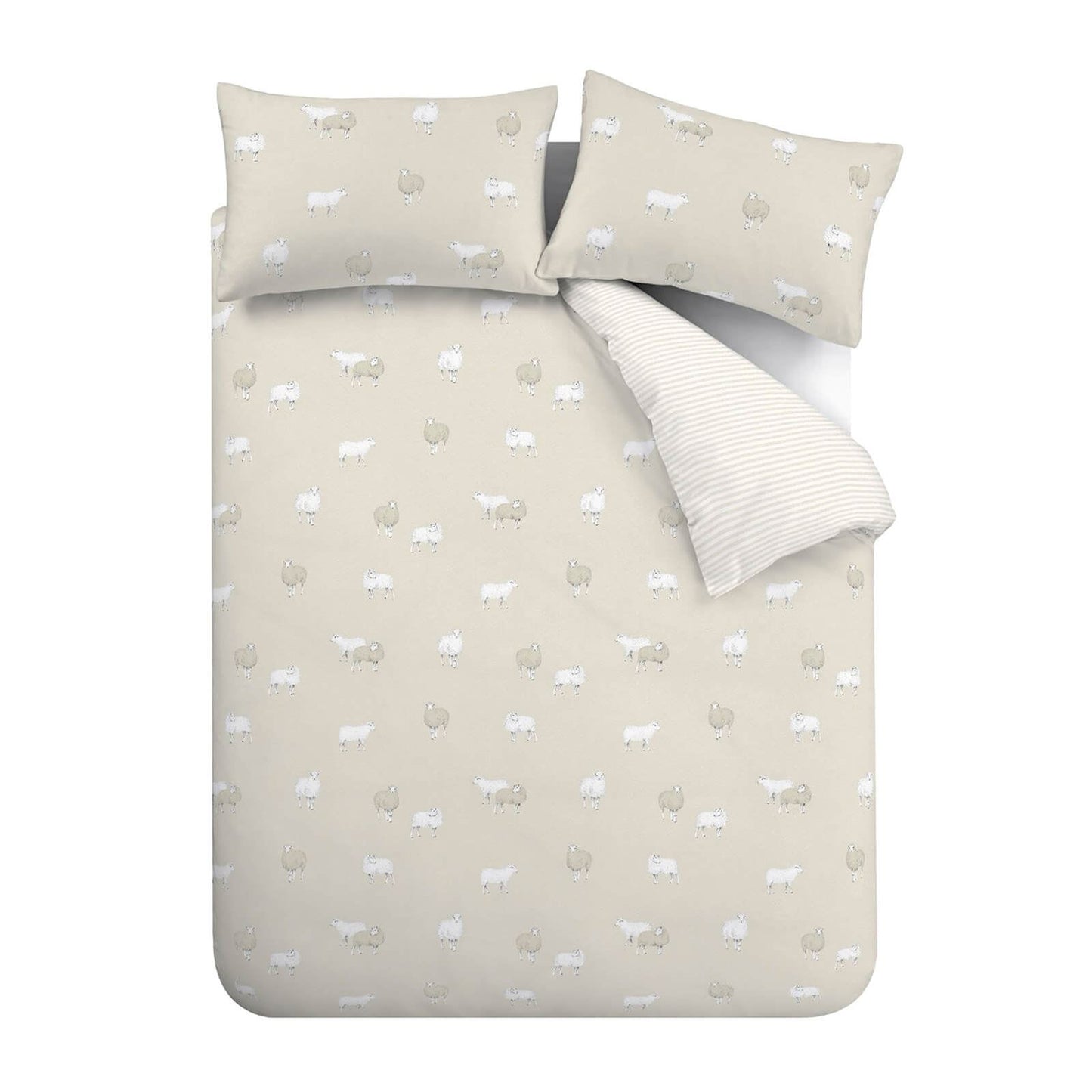 Brushed Sheep Natural Duvet Cover Set