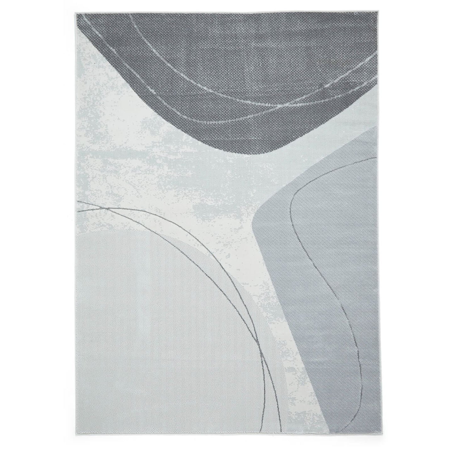 Apollo E9974 Grey/Silver Modern Abstract Rug