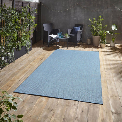 POP! Outdoors Blue Outdoor Rug