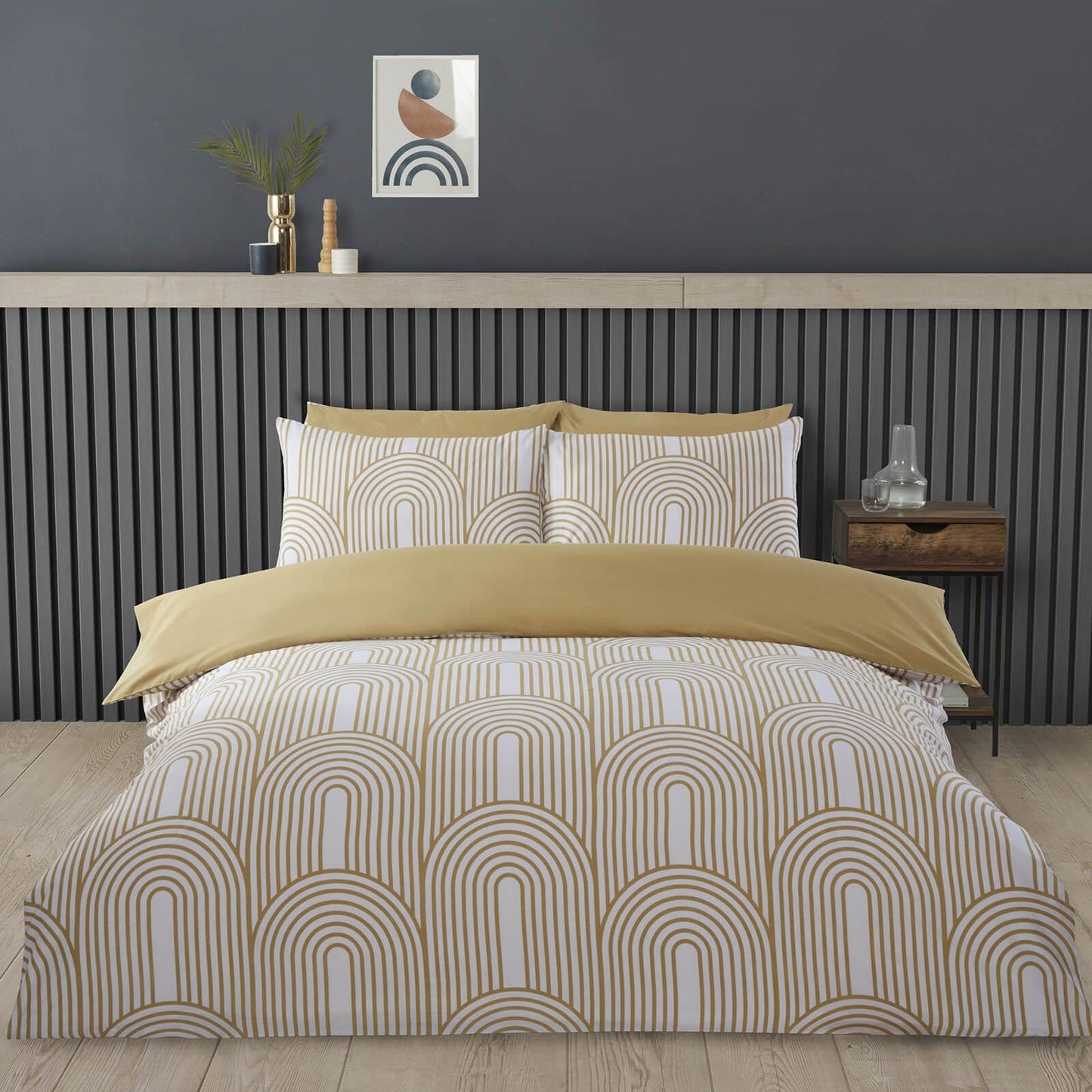 Arches Ochre Duvet Set