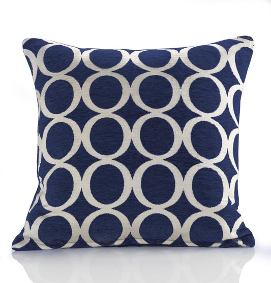 Oh Chenille Navy Cushion Cover