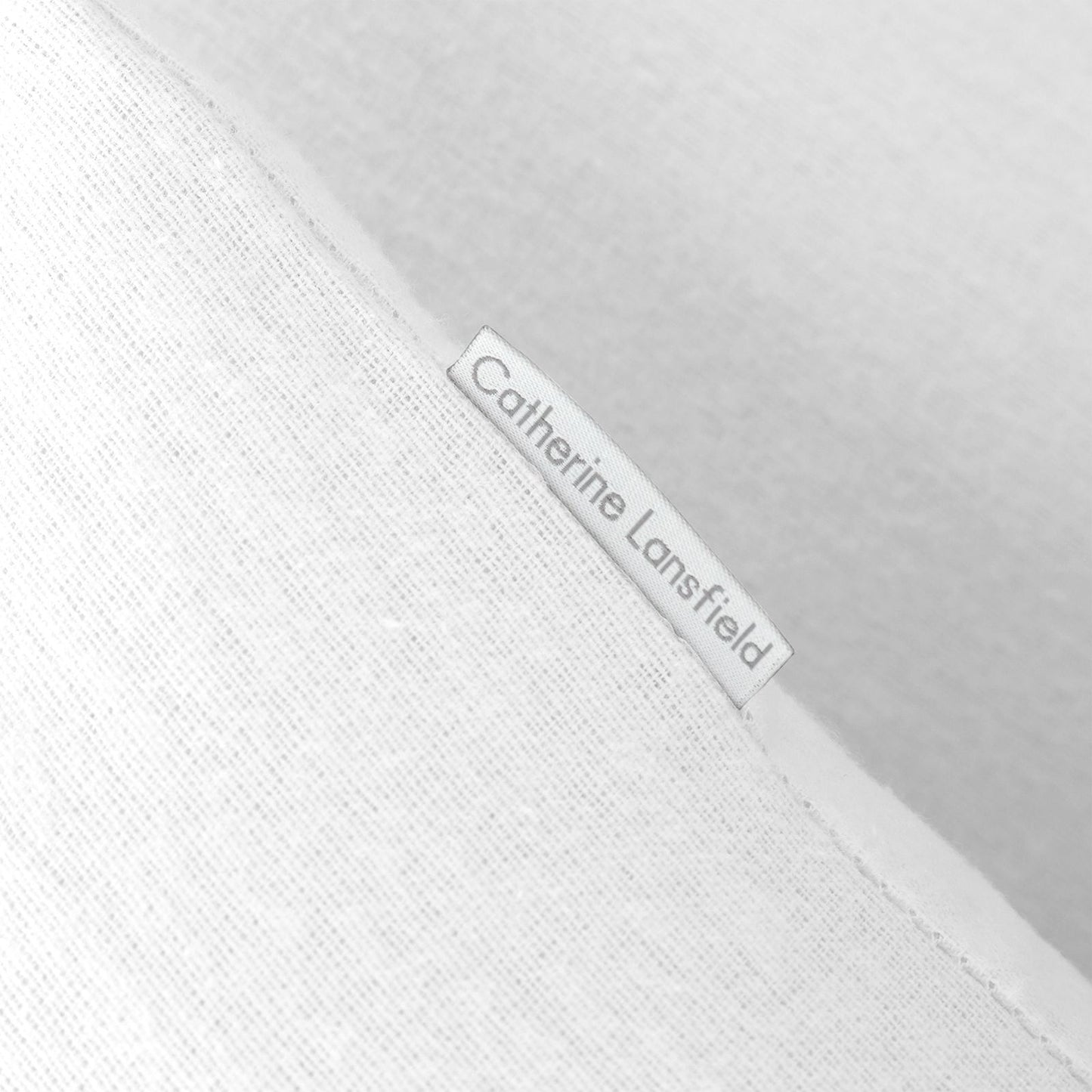 Brushed Cotton White Duvet Set