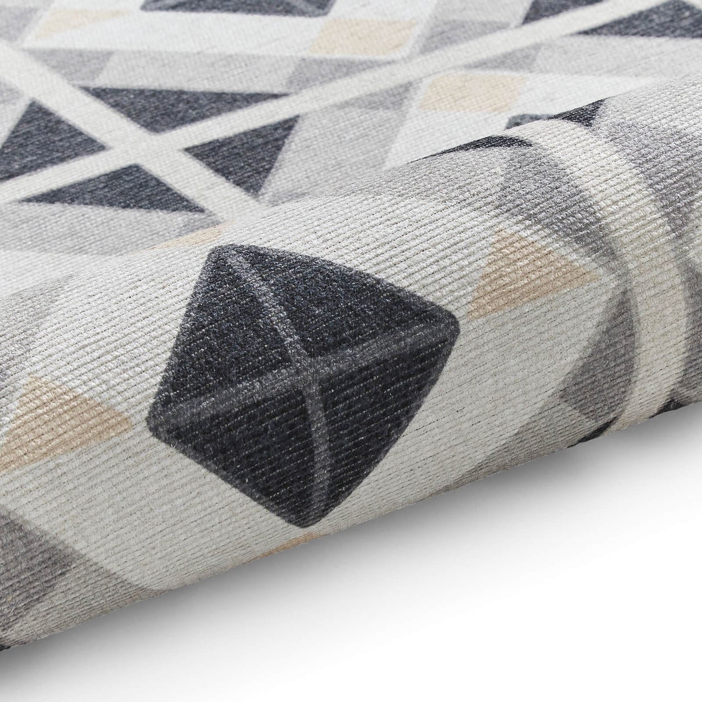 Victoria H1190 Grey/Beige Washable Rug