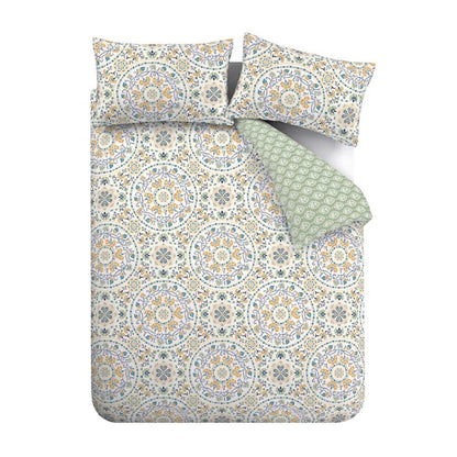 Safiya Mandala Green Duvet Cover Set