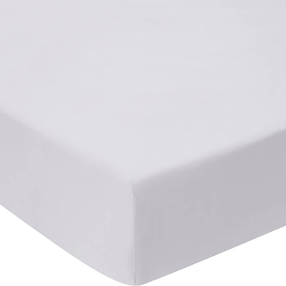 1000TC Cotton Sateen Dove Fitted Sheet