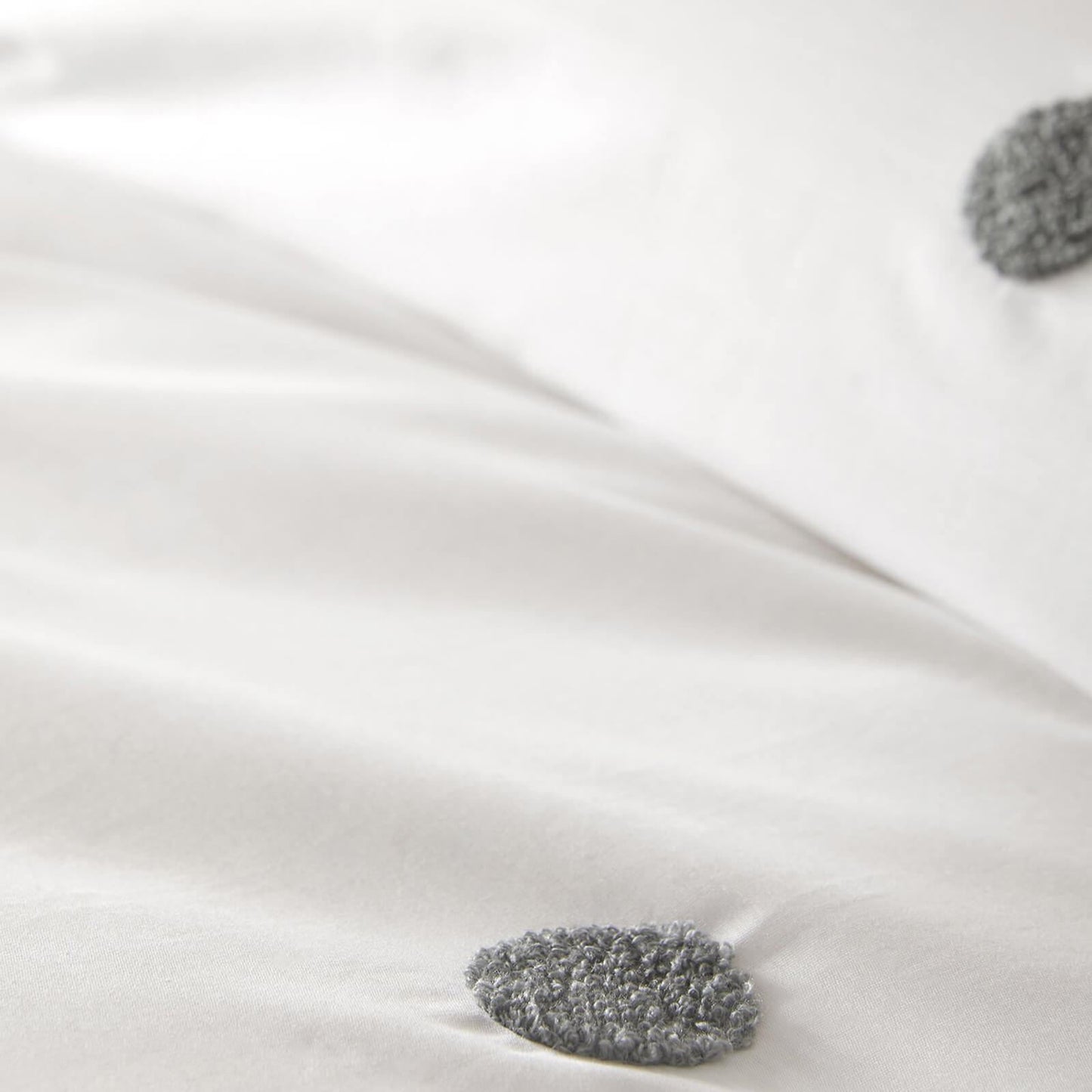 Dot Garden White/Slate Duvet Set