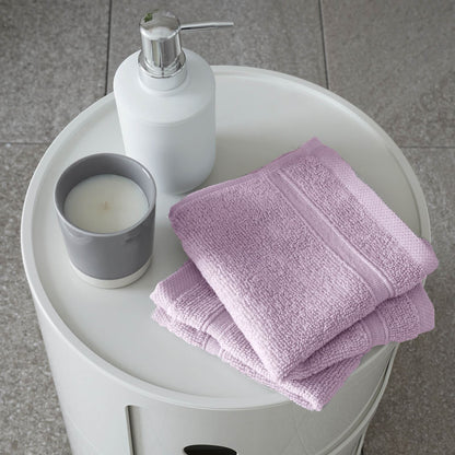 Zero Twist Lilac Bath Sheet Pair