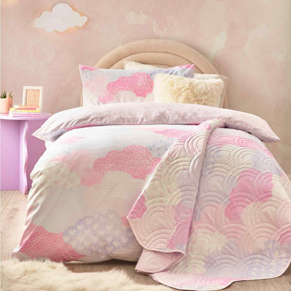 Soft as a Cloud Pink Duvet Cover Set