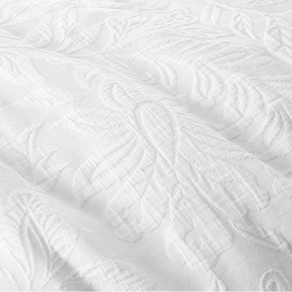 Bianca Fleur Matelass� White Duvet Cover Set