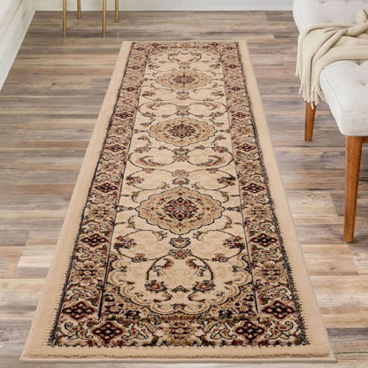 Victoria Traditional Cream Classical Rug