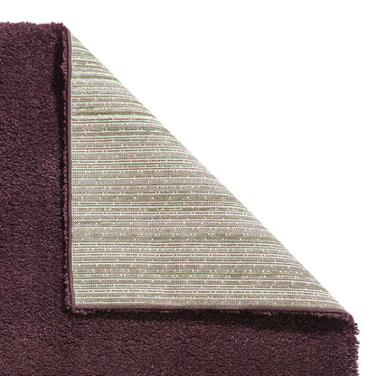 Sierra 9000 Purple Plain Shaggy Rug