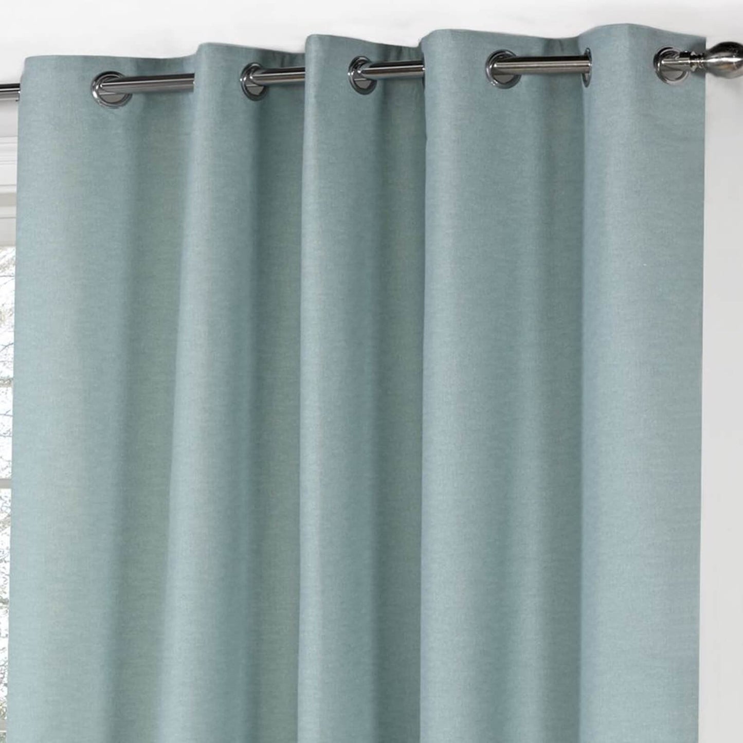 Sorbonne Duck Egg Eyelet Curtains