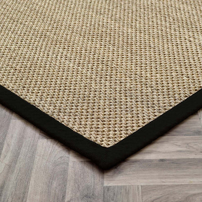 Origins Sisal Light Beige with Black Border 67x200