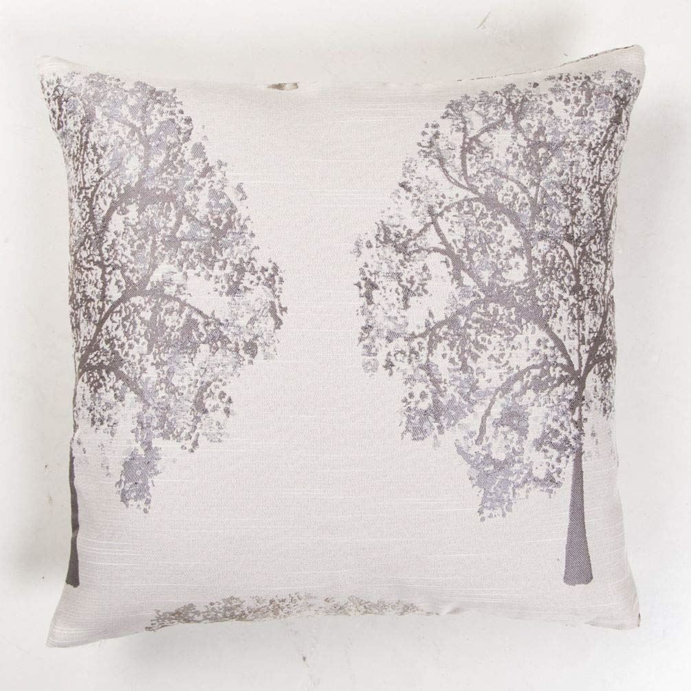 Jacquard Silk Tree Cushion Cover