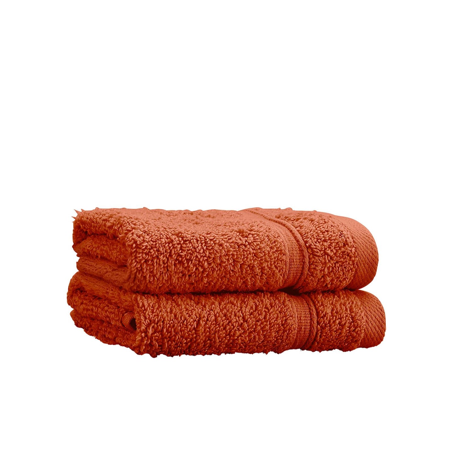 Zero Twist Terracotta Bath Sheet Pair