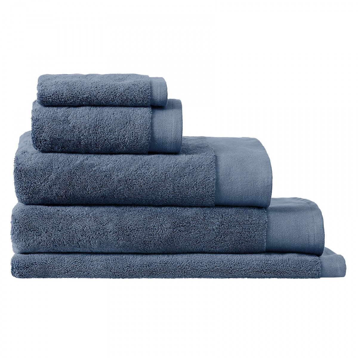 Luxury Retreat Towel Smokey Blue Bath Towel