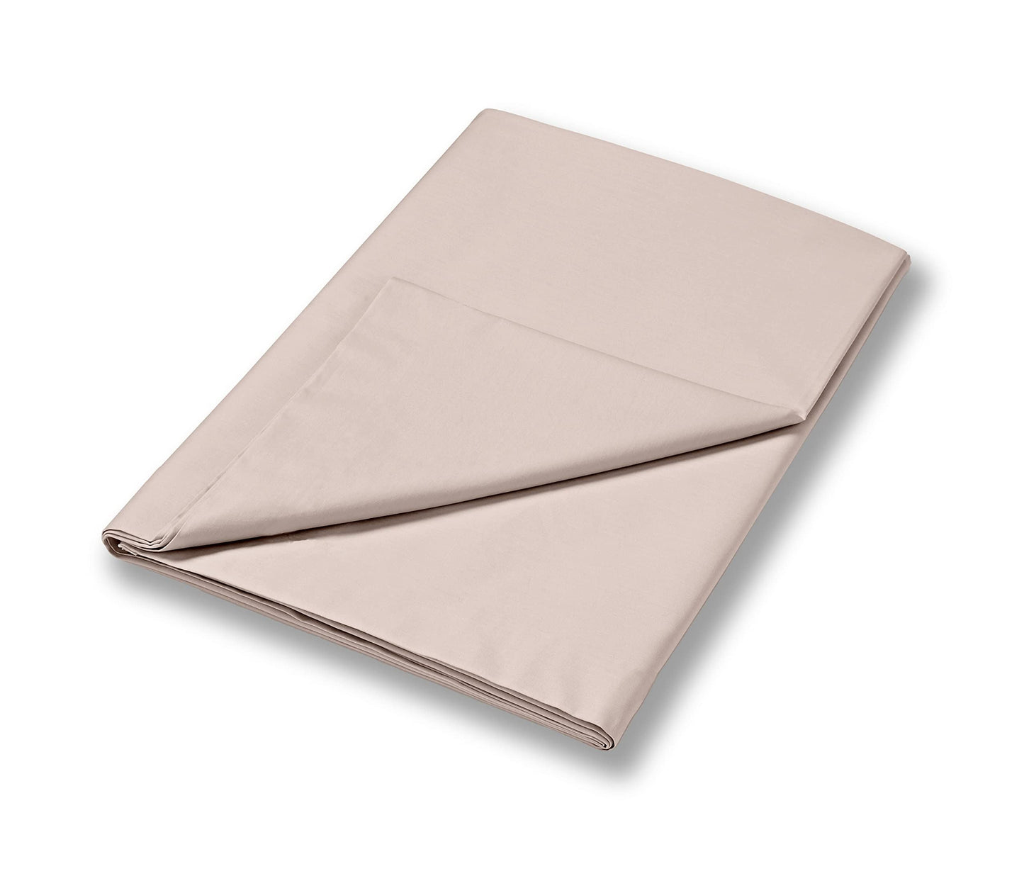 800 TC Cotton Sateen Blush Pink Flat Sheet