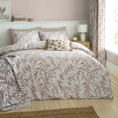 Sorrel Leaf Natural Duvet Cover Set