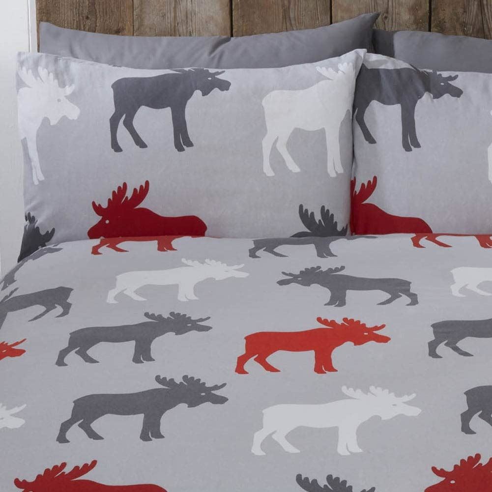 Moose BC Grey Duvet Set