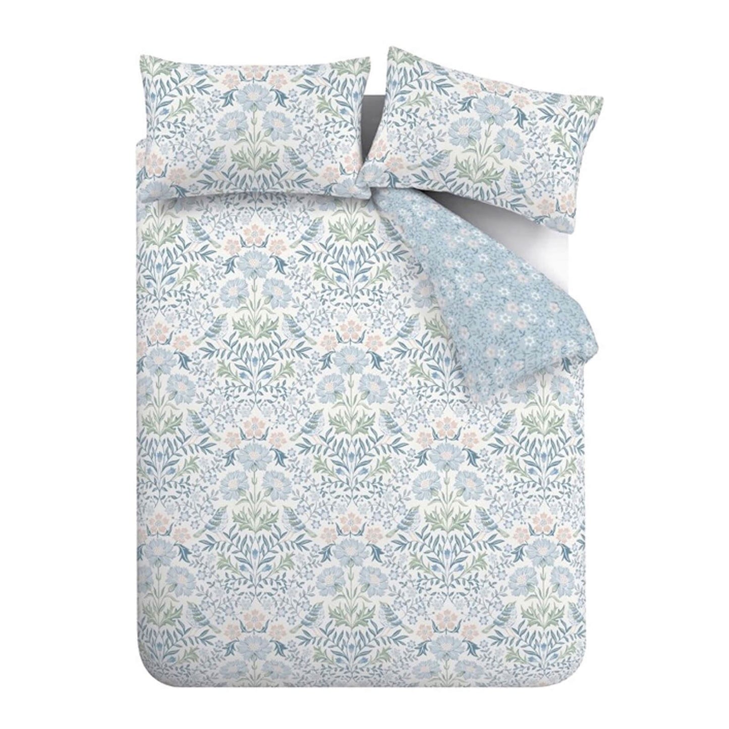 Hedgerow Hopper Blue Duvet Cover Set