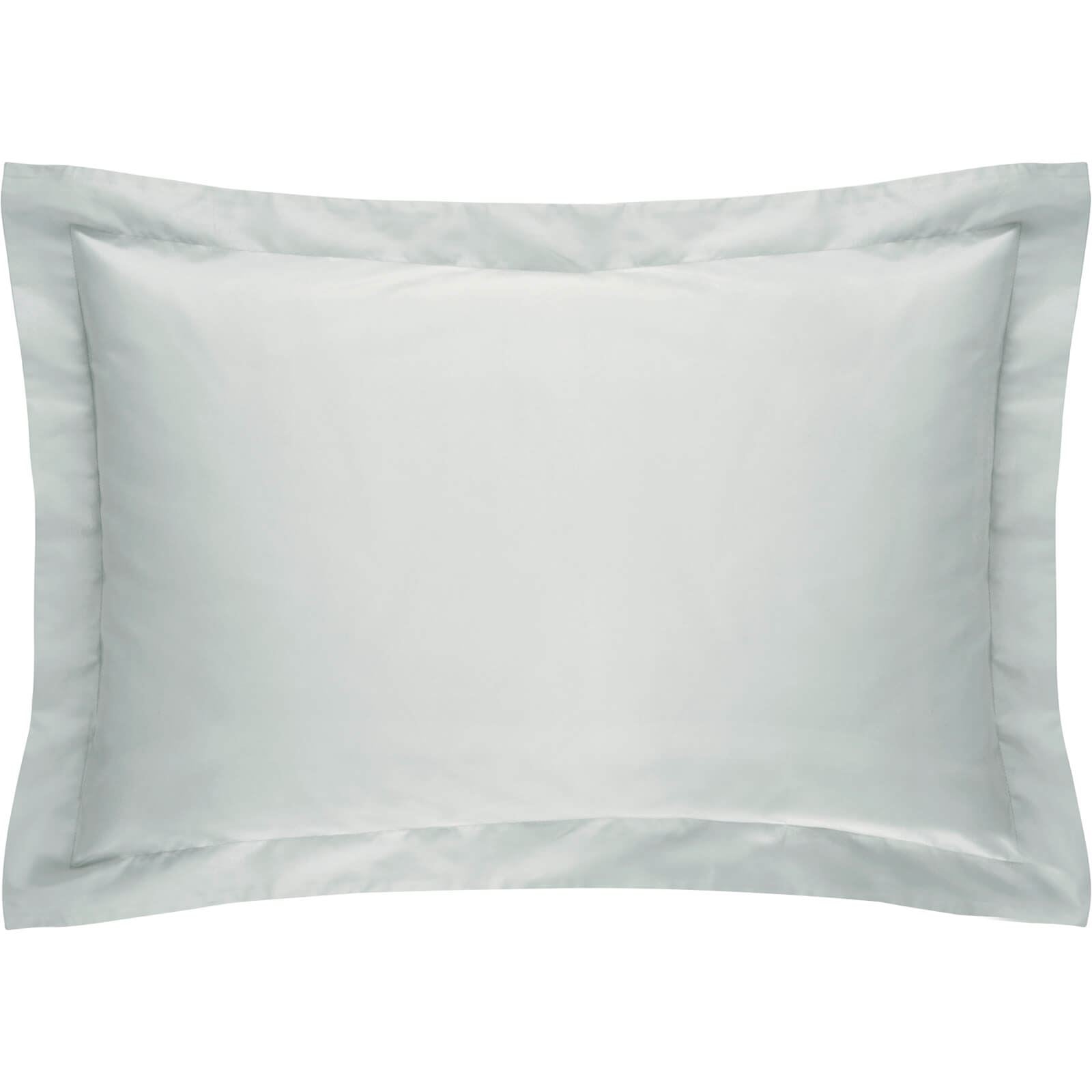 500TC Cotton Sateen Silver Tailored Pillowcase