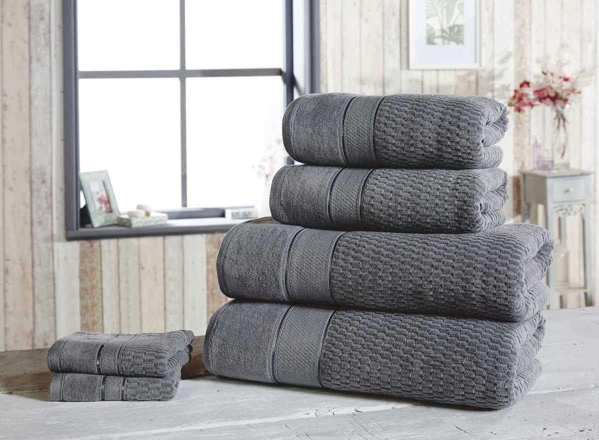 Royal Velvet Grey Hand Towel