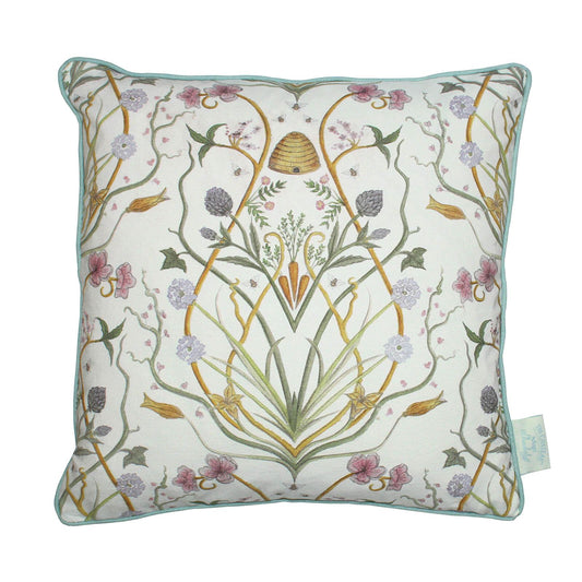 Potagerie Floral Cream Filled Cushions