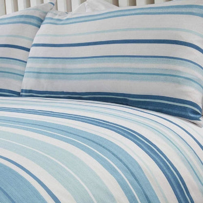 Stratford Stripe Blue Duvet Set