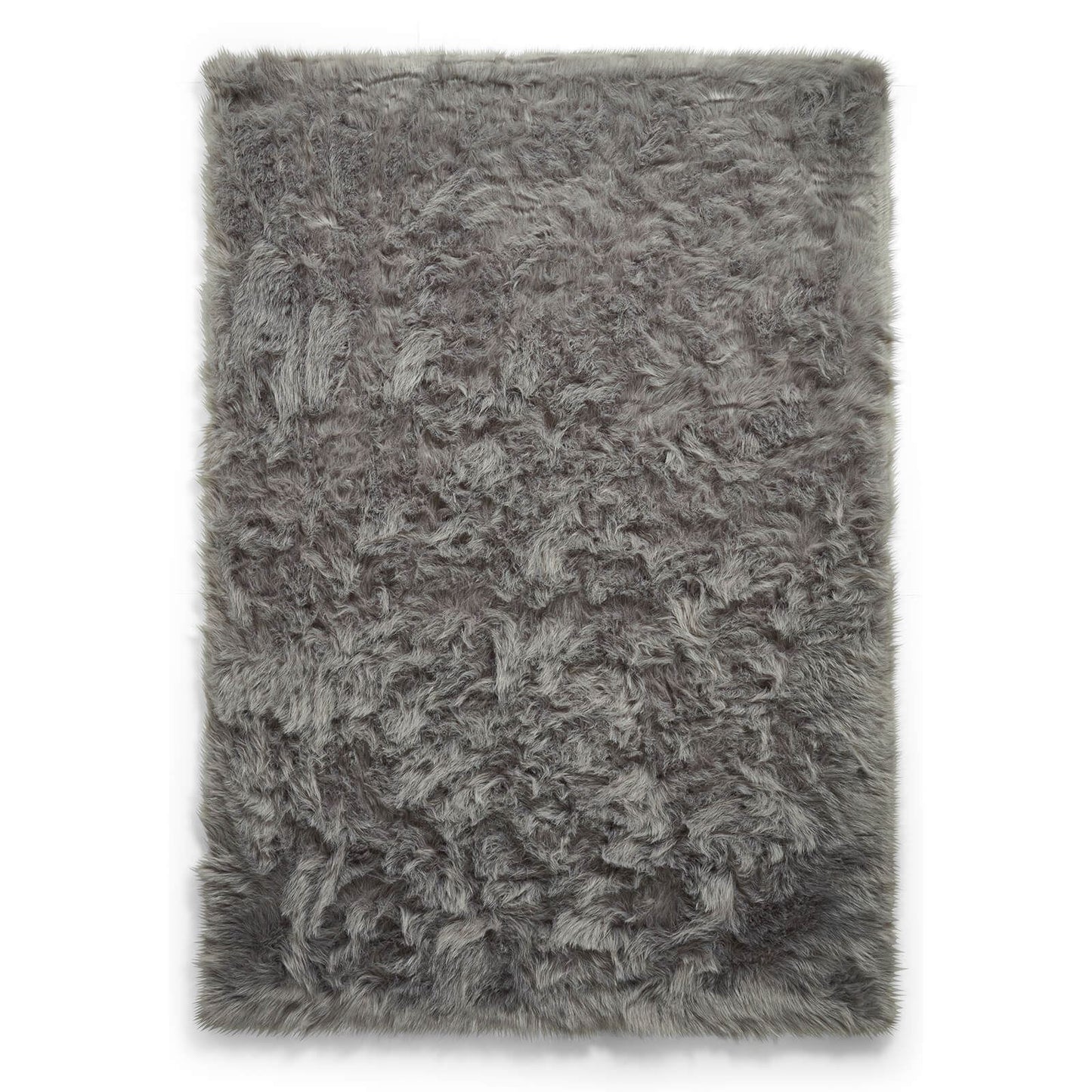 Polar Plush Grey Soft Shaggy Rug