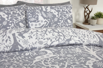 Tatton Grey Duvet Set