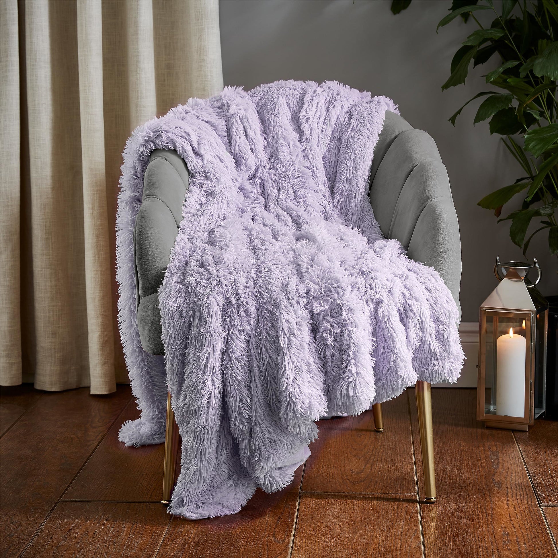 Cuddly Heather Throw