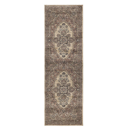 Raja Medallion Terracotta Classical Rug