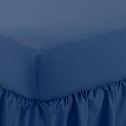 Poetry Navy 30cm Fitted Sheet