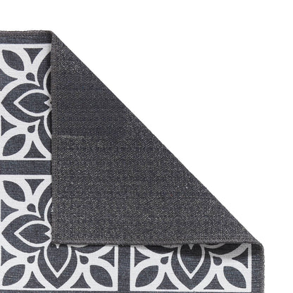 Victoria H1191 Dark Grey  Washable Rug