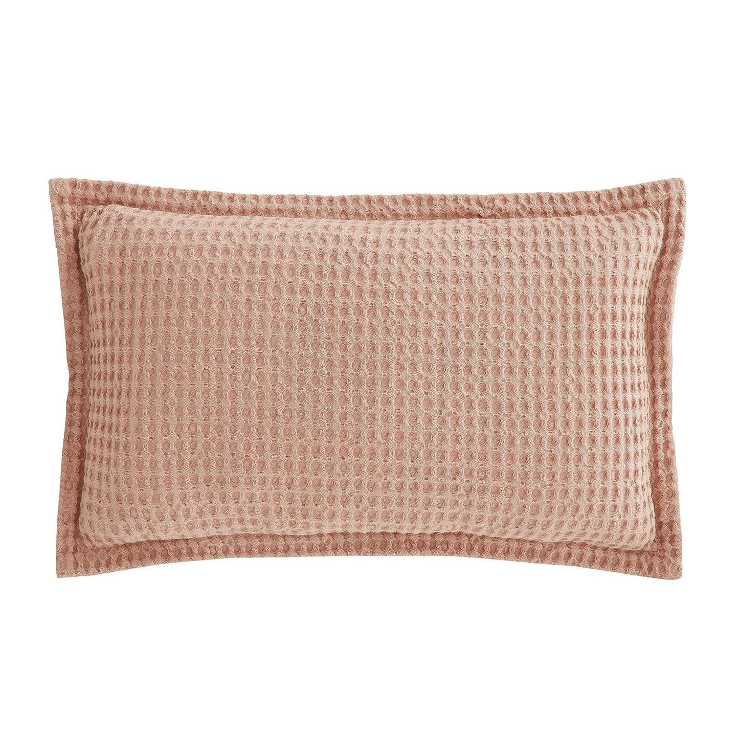 Pineapple Elephant Jaipur Chunky Waffle Pink Cushion - Filled